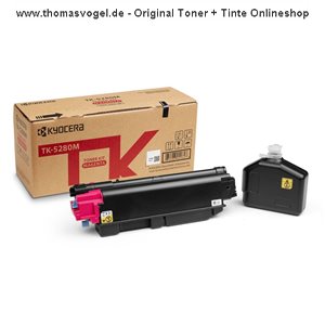 Original Kyocera Toner TK-5280M / TK5280M magenta (11.000 Seiten)