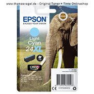 original Epson Tinte 24XL light cyan C13T24354012 (740 Seiten)