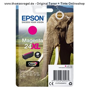 original Epson Tinte 24XL magenta C13T24334012 (740 Seiten)