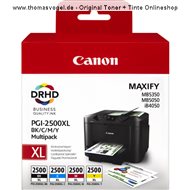 Original Canon Tinte PGI-2500XL BK/C/M/Y Multipack
