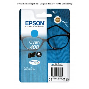 Epson Tinte 408 cyan 14.7ml